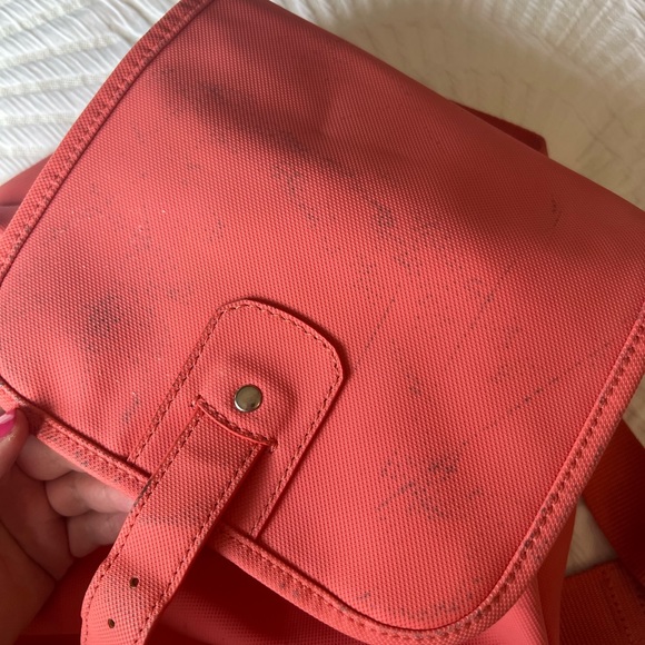 Lacoste Vintage Pink Backpack (AS IS) - Picture 5 of 5